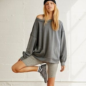 NEW Free People FP Movement Metti Crew Neck Long Sleeve Pullover Sz. S